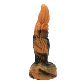 POWER MONSTERS - TYRANNOSAURE BICOLORE FANTASY GODEMICHET EN SILICONE 20,5 CM Ø 5 CM
