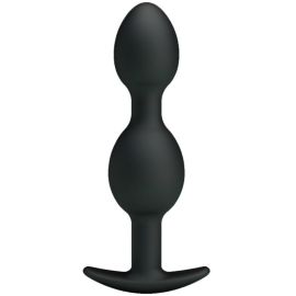 Balles Anal en Silicone 12.5 Cm Noires