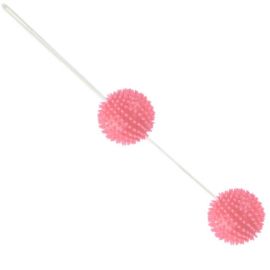 Balles Texturées Rose Profondement Plaisir 3.6 Cm