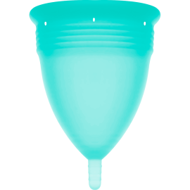 Coupe Menstruelle en Silicone Fda Aigue-Marine - Taille l