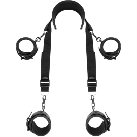 Position Maître avec 4 Menottes Doublées de Noprène
