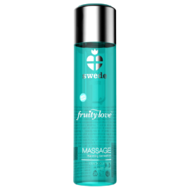 Fruity Love Huile de Massage Effet Chauffant Cassis et Citron Vert 120 Ml