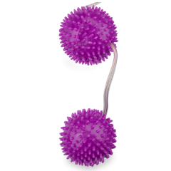 BAILE - BALLES TEXTURÉES VIOLET PROFONDEMENT PLAISIR 3.60 CM