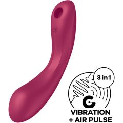 SATISFYER AIR PULSE - Curve Trinity 1 Air Pulse Vibration Rouge
