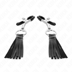 KINK - PINCES À TÉLÉMONS À PAMPONS EN CUIRETTE 6 CM