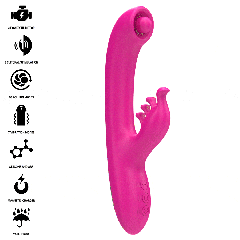 INTENSE - CHRISTINA VIBRATEUR LAPIN MULTIFONCTION 22,5 CM ROSE
