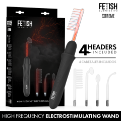 FETISH SUBMISSIVE - VIBRADOR WAND ELECTROESTIMULACIÓN ALTA FRECUENCIA