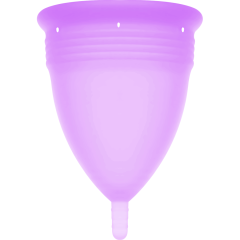 STERCUP - COUPE MENSTRUELLE EN SILICONE FDA LILAS - TAILLE S